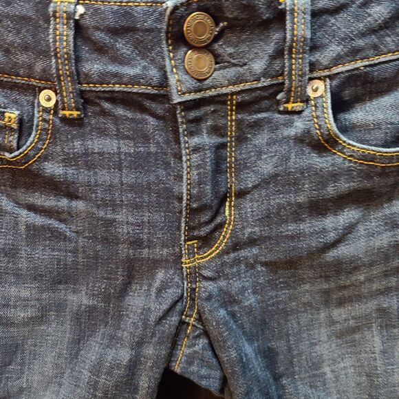 American Eagle Outfitters Womens Jeans Blue Size 2 Cotton Blend Crop Stretch - Picture 7 of 12